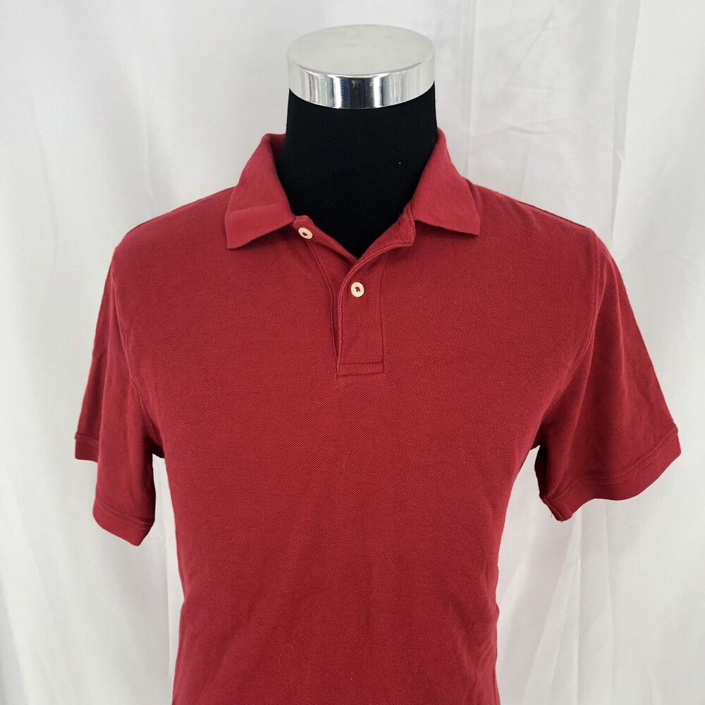 Saddlebred Perfect Polo Shirt Men’s M Apple Red Short Sleeve Collared